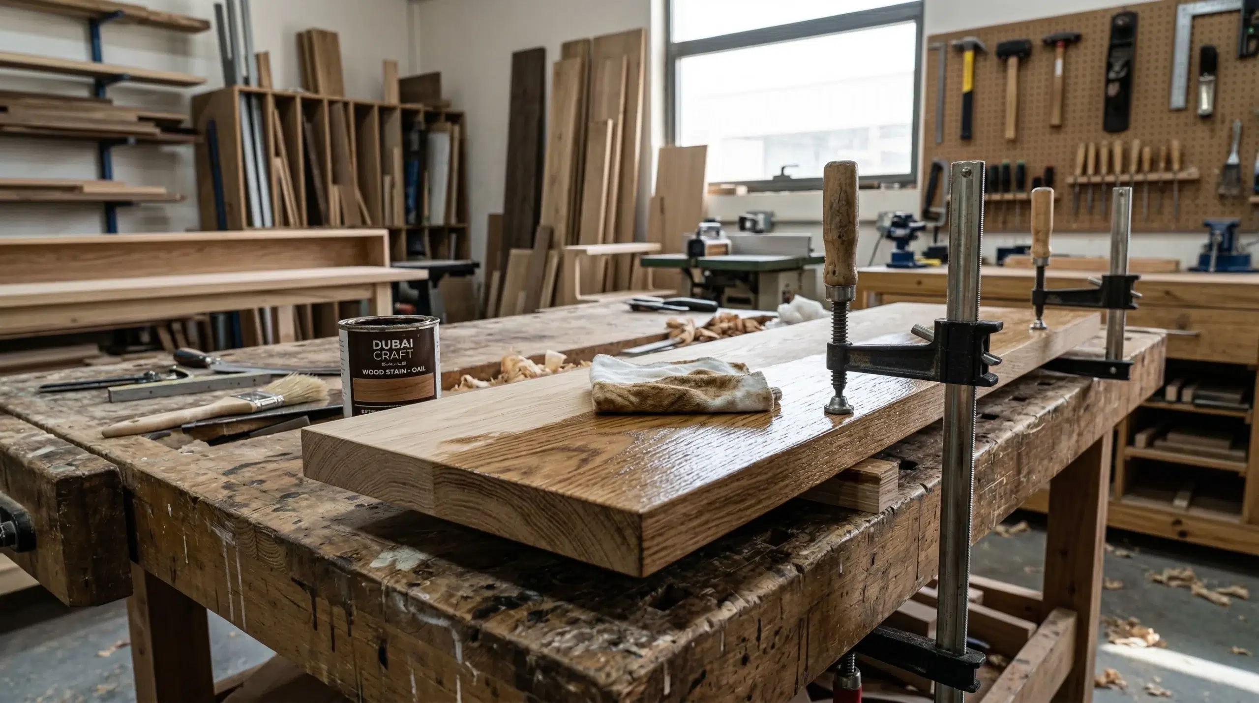 Kustom Deco custom wall shelf manufacturing process Dubai