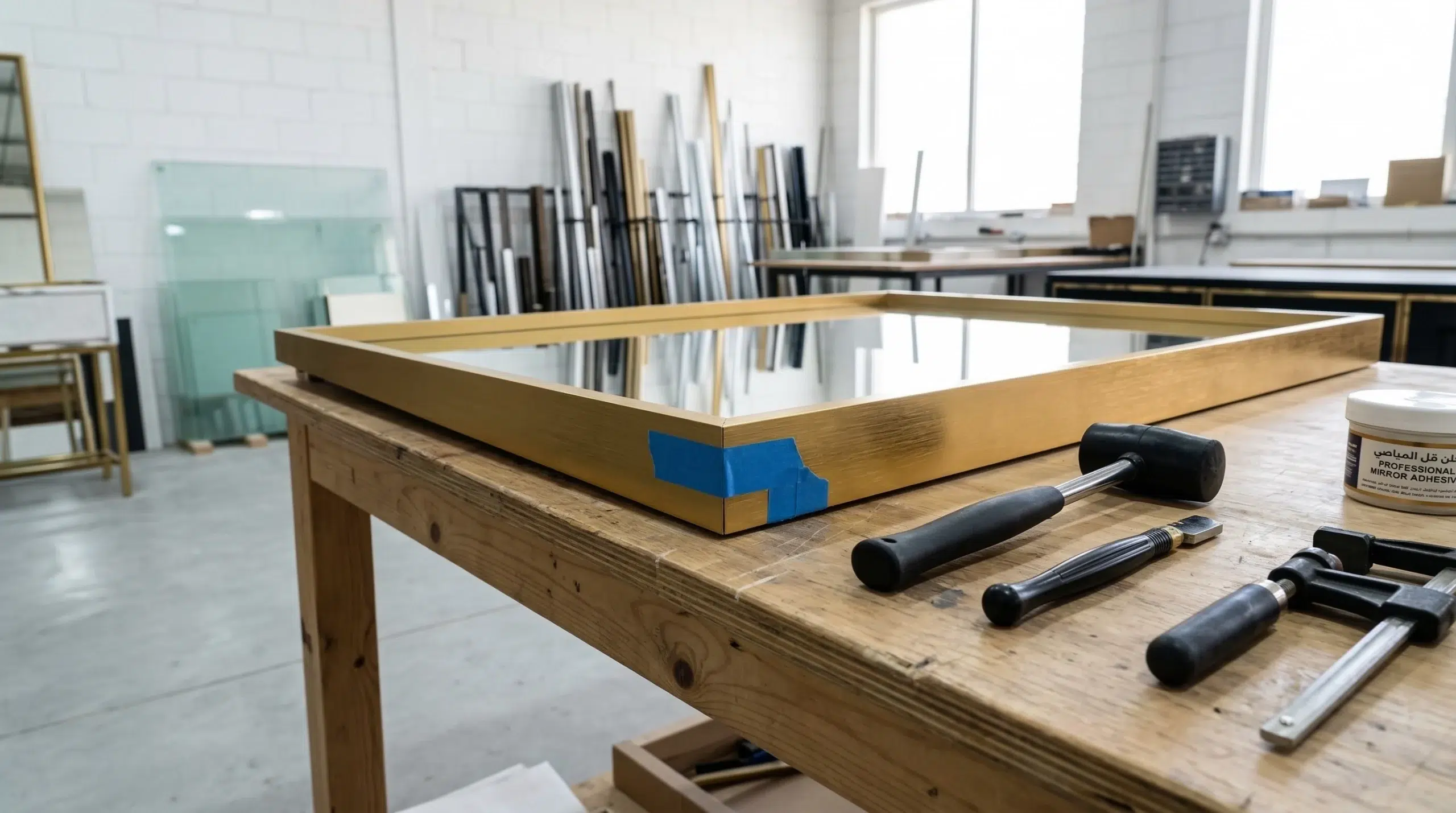 Kustom Deco custom mirror manufacturing process Dubai