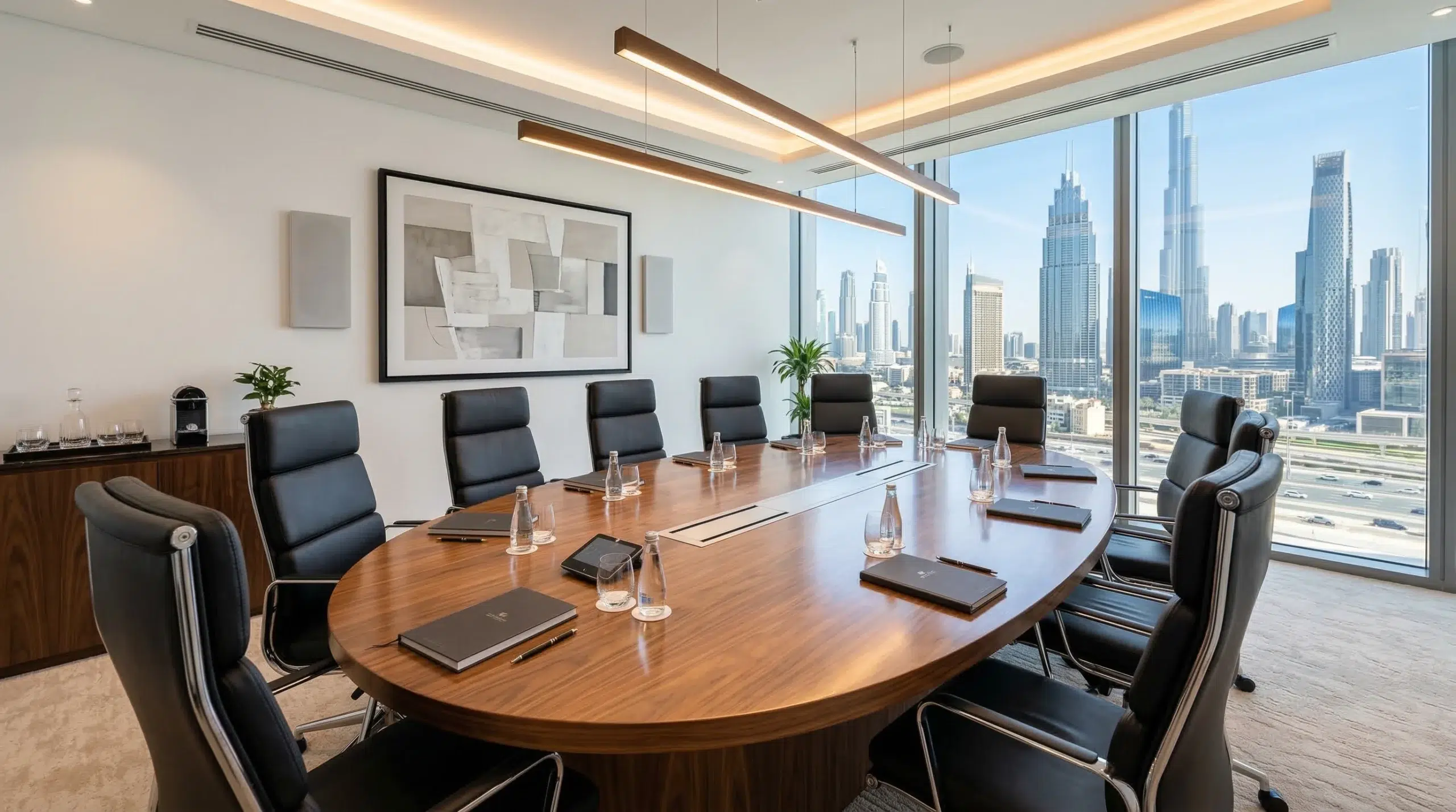 Contact Kustom Deco for custom meeting tables Dubai UAE