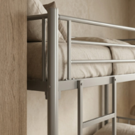 Lunvexa metal bunk bed for compact homes Dubai UAE space saving bedroom furniture modern bunk bed UAE