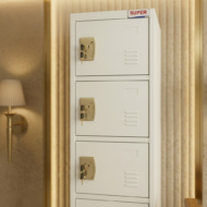Morvique steel storage cabinet tall slim metal locker for home and office UAE
