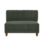 Corduroy Armless Sofa - Image 4