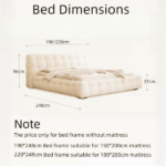 Restful Light Luxury Fleece Fabric Bed - Image 3