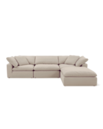 Feather Cloud Comfy Sofa - Waterproof Fabric - Image 6
