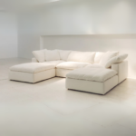 Cloud Feather Sofa U-Shape with Two Ottoman - Image 6