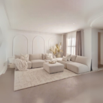 Eleganza 5-Seater Sectional Sofa With Ottoman
