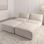 Eleganza 5-Seater Sectional Sofa With Ottoman - Image 4