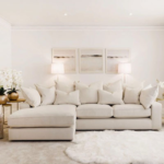 Grande L shape sofa With Ottoman - Image 4