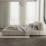 SolaceCloud Bed Velvet King/Queen Size - Image 4