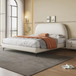 SomniLux Light Luxury Modern Leather Wrap Bed - Image 2