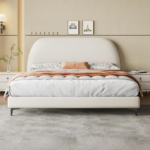 SomniLux Light Luxury Modern Leather Wrap Bed