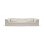 SereniCloud Fleece Fabric Overstuffed  Sofa - Image 2