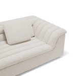SereniCloud Fleece Fabric Overstuffed  Sofa - Image 3