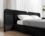 Milano Velvet Upholstered Bed - Image 3