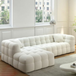 Prisma Corner Sofa Boucle Fabric