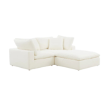 Cloud Feather Medium Size Sofa With Ottoman - Image 2