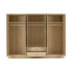6 Door Manufactured Wood Wardrobe Cabinet - Image 3