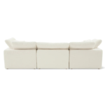 Cloud Feather Sofa U-Shape with Two Ottoman - Image 3