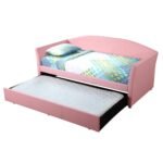 Adriana Faux Leather Daybed with Trundle - Image 6