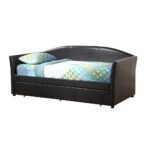 Adriana Faux Leather Daybed with Trundle - Image 3