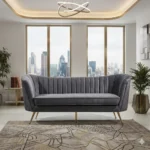 Alexandrea 3-Seater Velvet Sofa