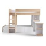 Alexei Single Bunk Bed with Built-in-Desk - Image 3