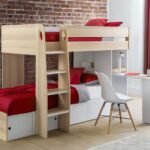 Alexei Single Bunk Bed with Built-in-Desk