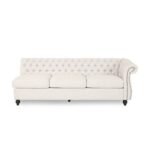 Amberside 6 Seater Fabric Tufted Sectional Sofa - Image 10