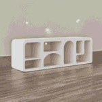 Art Deco Bookshelf TV Stand