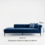 Aurelio Lounge Sofa - Avalon Blue - Image 7