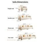 RestEase Fleece Fabric Overstuffed Multifunction Sofa set - Image 2