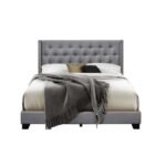 Moniz Upholstered Wingback Panel Bed - Image 3