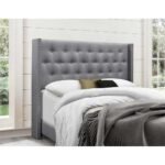 Moniz Upholstered Wingback Panel Bed - Image 2