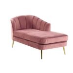 Bravich Velvet Upholstered Chaise Lounge - Image 2