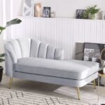 Bravich Velvet Upholstered Chaise Lounge - Image 4