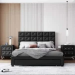 Bravionyx Upholstered Storage Bed