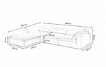 Cloud Sofa 3-Seater Polyester Fabric – White - Image 7