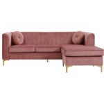Cargill Wide Velvet Modular Sofa & Chaise - Image 5