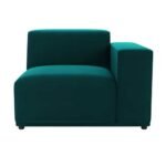 Carlos Blue Velvet Modular Sofa - Image 4