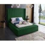 Lines Channel Tufted & Storage Velvet Bed - Image 16