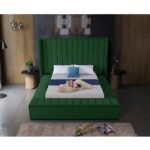 Lines Channel Tufted & Storage Velvet Bed - Image 11