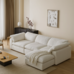 Cloud Waterproof Cotton Linen Fabric Sofa