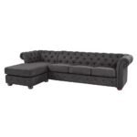 Chesterfield 4-Seater Sofa and Chaise - Image 3
