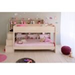 Ciara European Bunk Bed with Shelves - Image 3