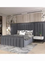 Comfort Cloud Modern Velvet Upholstered Bed - Image 2