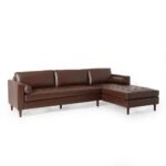 Contemporary Tufted Upholstered Chaise Sectional L-Shape Sofa - Image 10