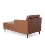 Contemporary Tufted Upholstered Chaise Sectional L-Shape Sofa - Image 7