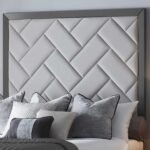 Zen Zone Cross Blockwork Style Headboard Bed - Image 4