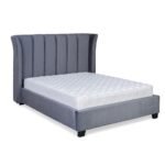 Dusk Delight Curved Velvet Upholstered Bed - Image 3