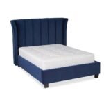 Dusk Delight Curved Velvet Upholstered Bed - Image 4